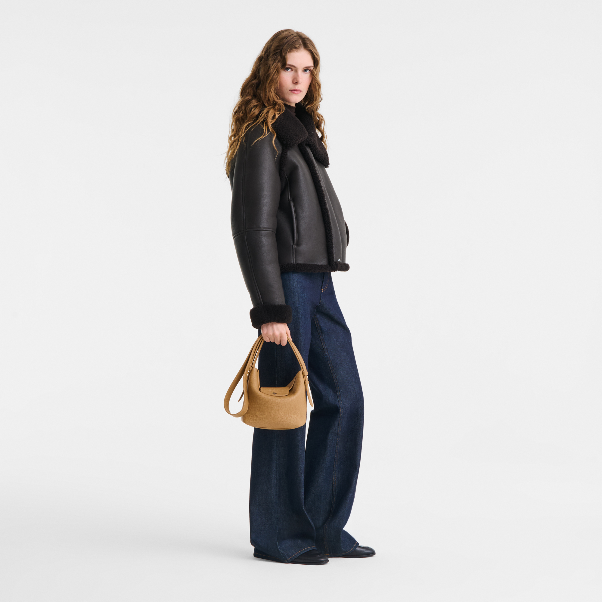  Túi Nữ Longchamp Le Cadence S Bucket Bag 'Dulce' 