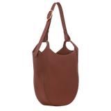  Túi Nữ Longchamp Le Foulonné L Hobo Bag 'Coffee' 