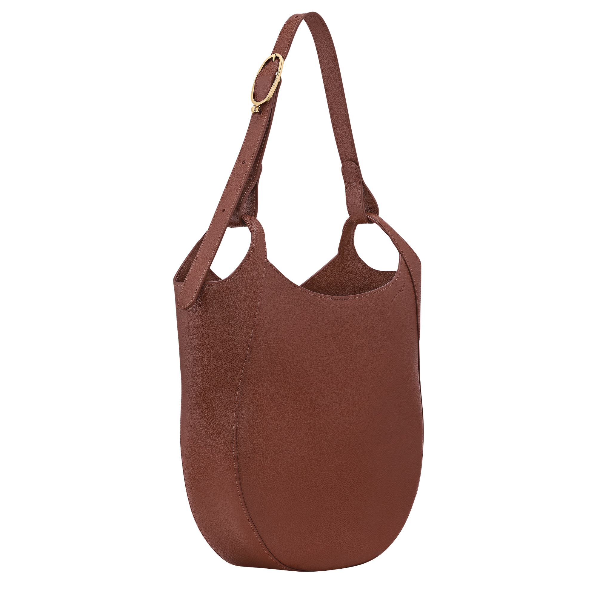  Túi Nữ Longchamp Le Foulonné L Hobo Bag 'Coffee' 