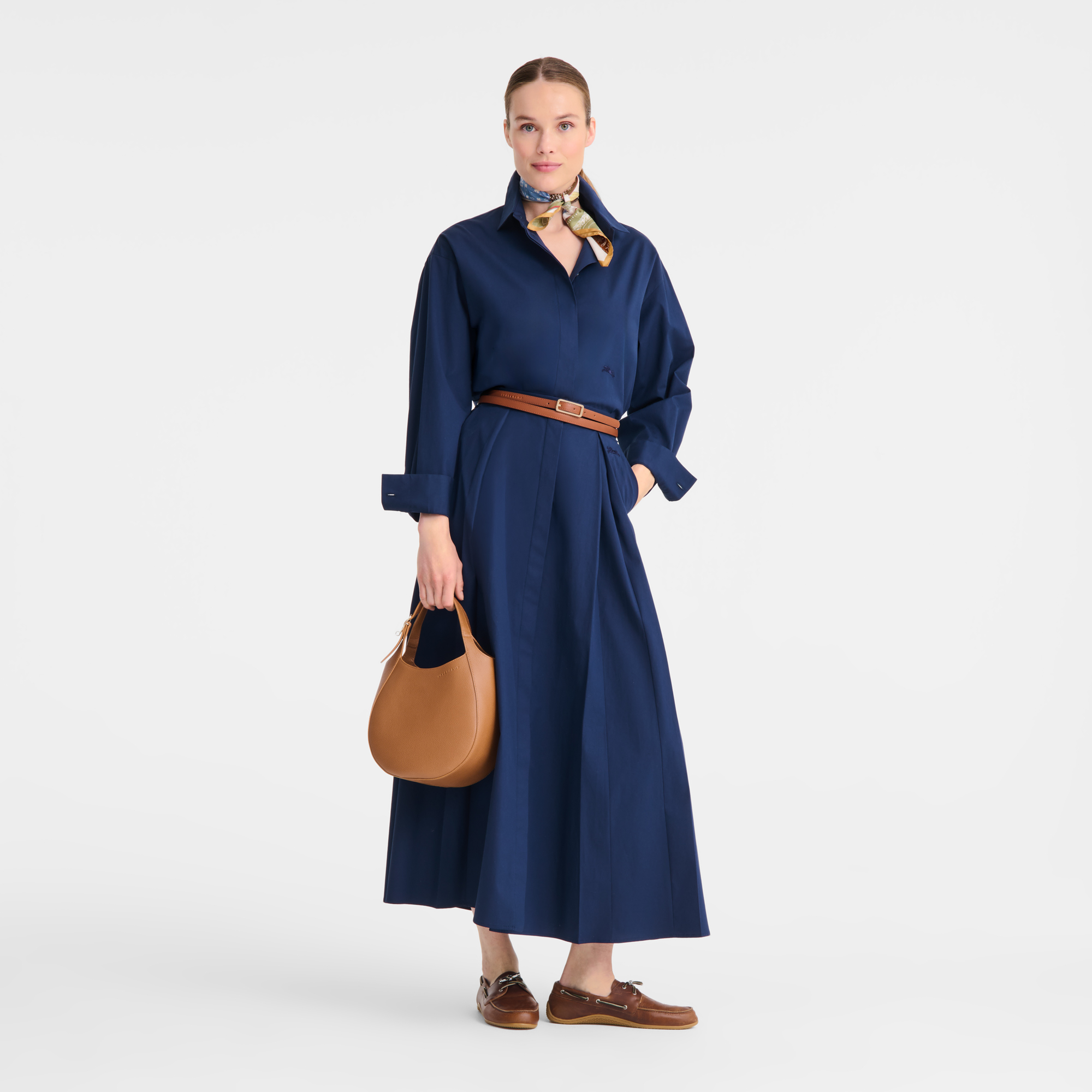  Túi Nữ Longchamp Le Foulonné S Handbag 'Pecan' 