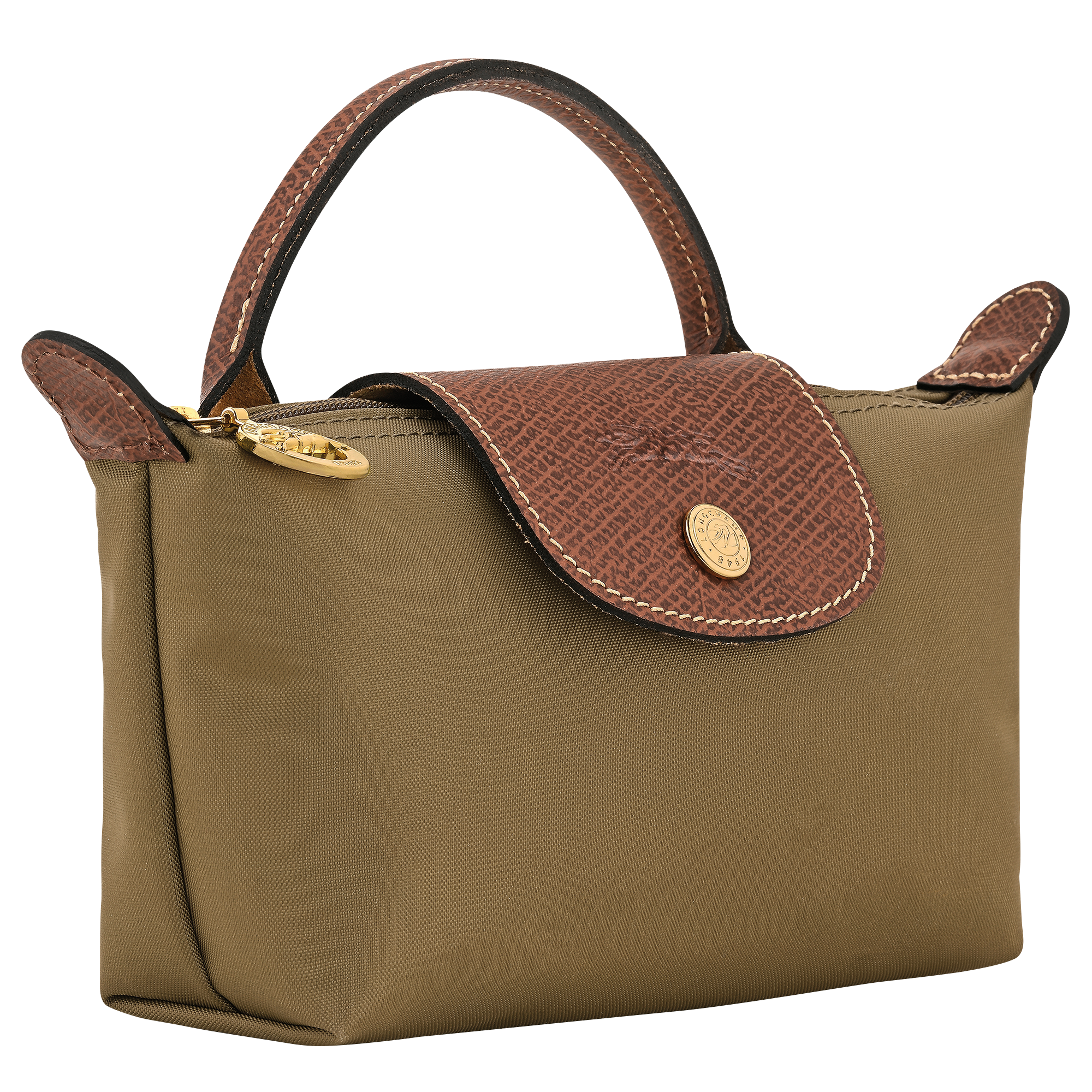  Túi Nữ Longchamp Le Pliage Original Pouch 'Olive' 