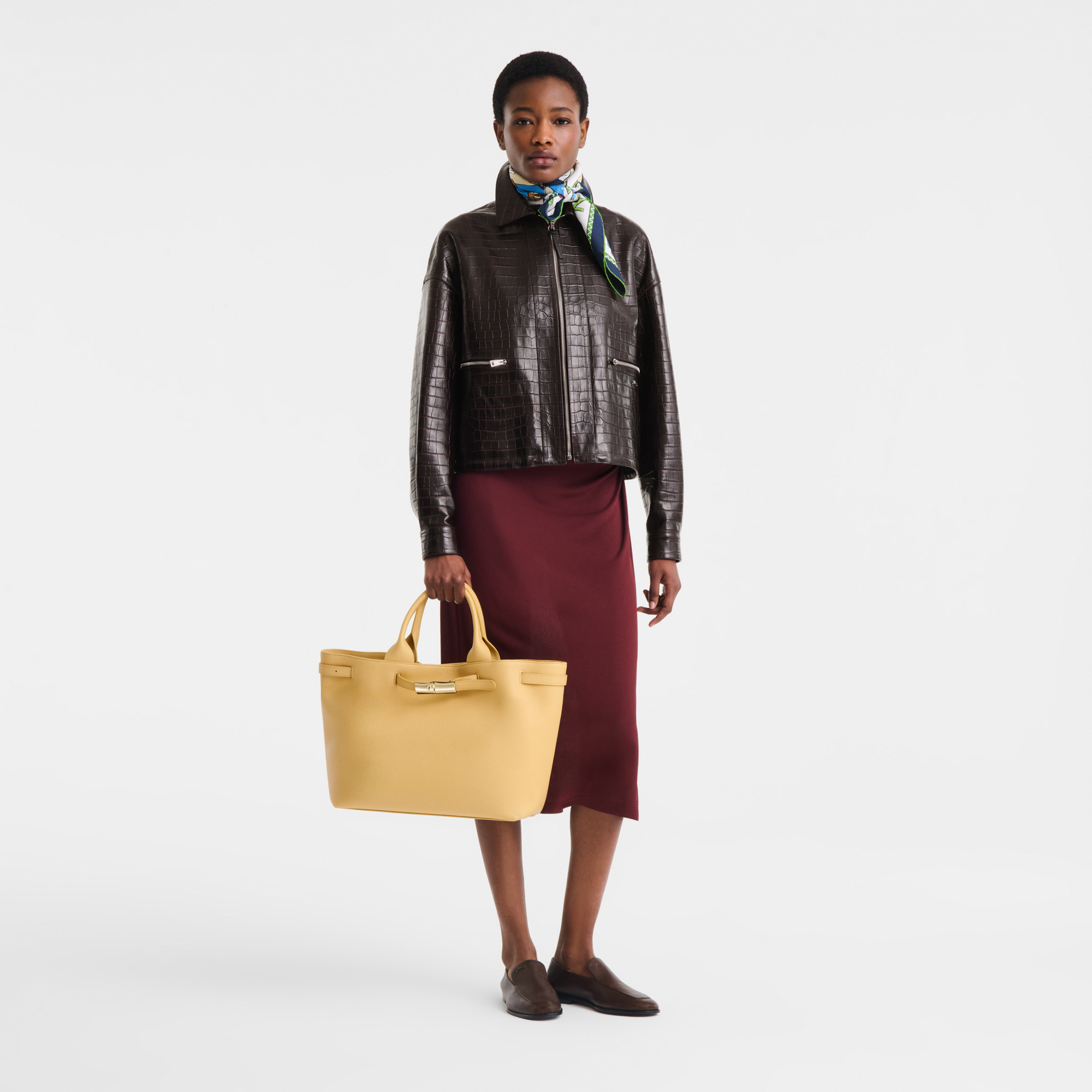  Túi Nữ Longchamp Le Smart L Tote Bag 'Hay' 