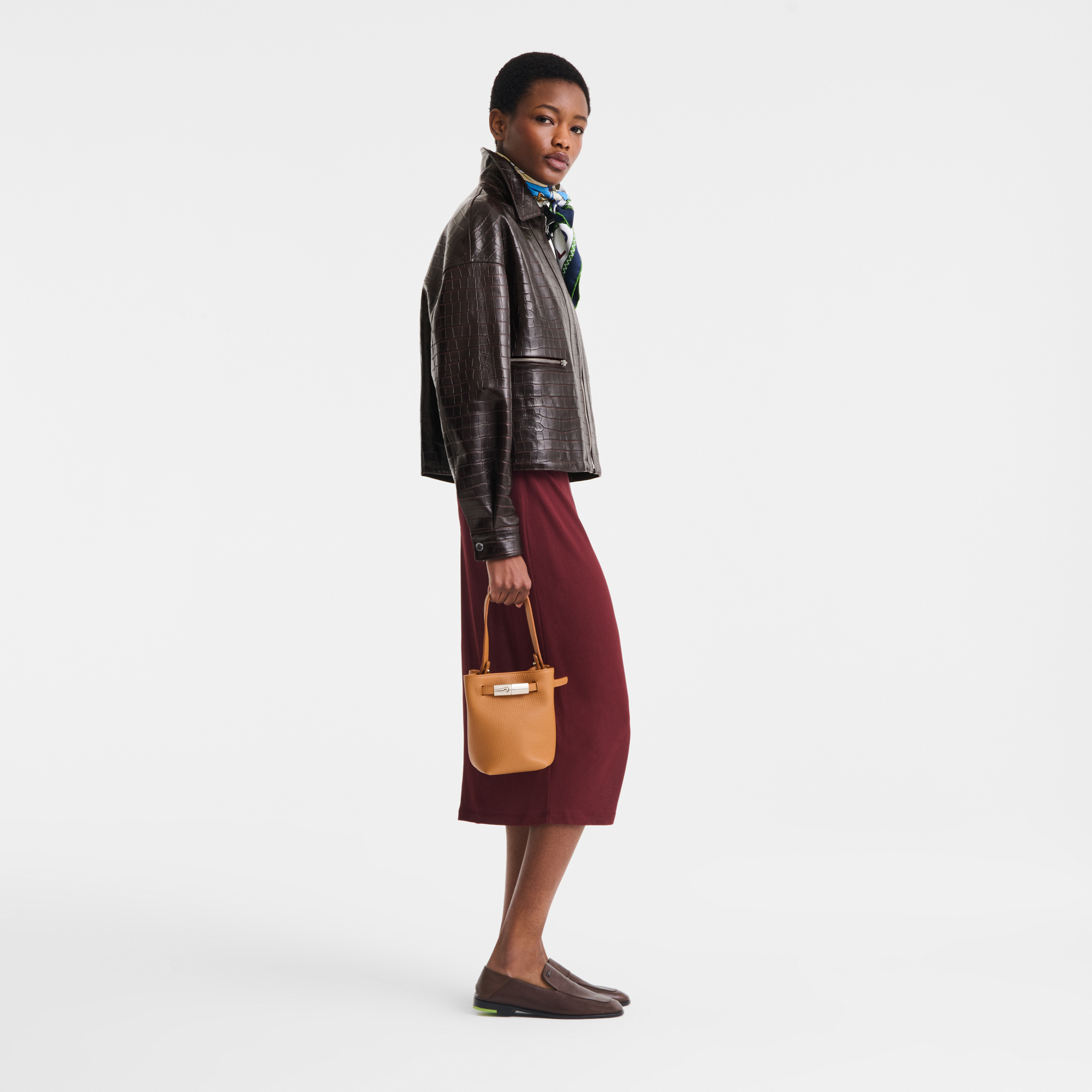  Túi Nữ Longchamp Le Smart XS Bucket Bag 'Caramel' 