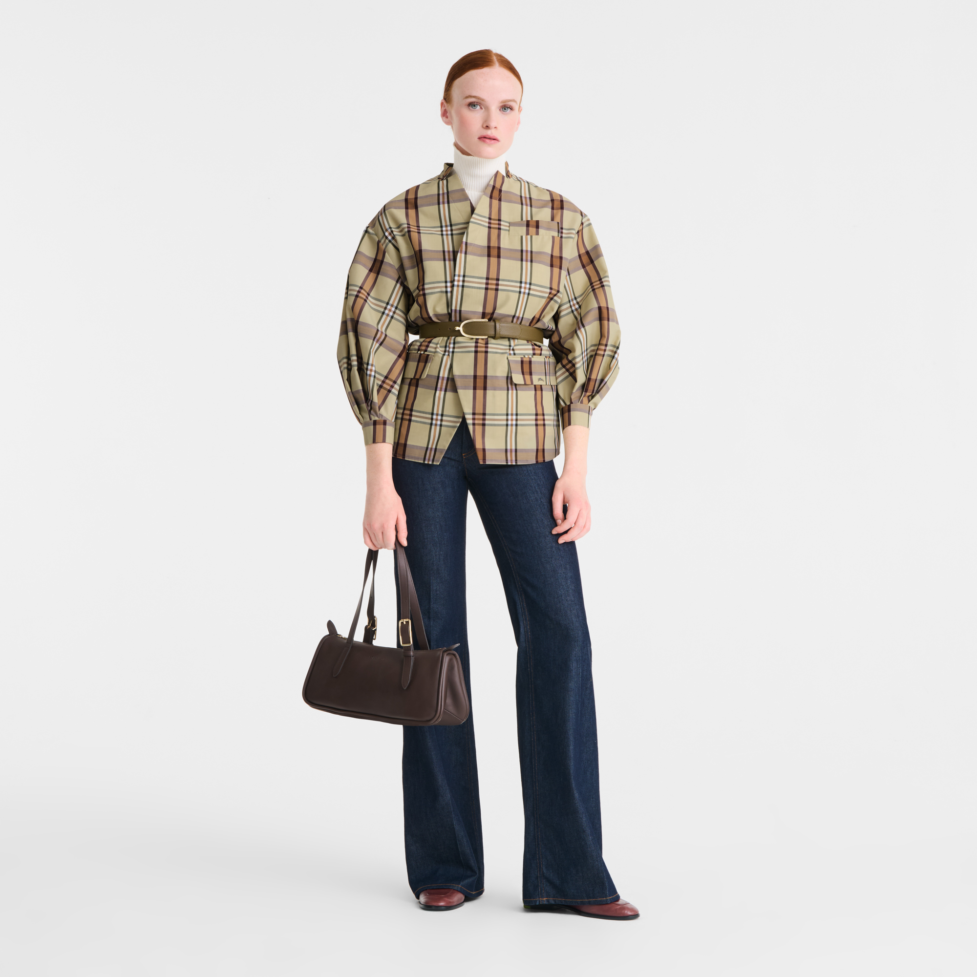  Túi Nữ Longchamp Looong L Shoulder Bag 'Mocha' 