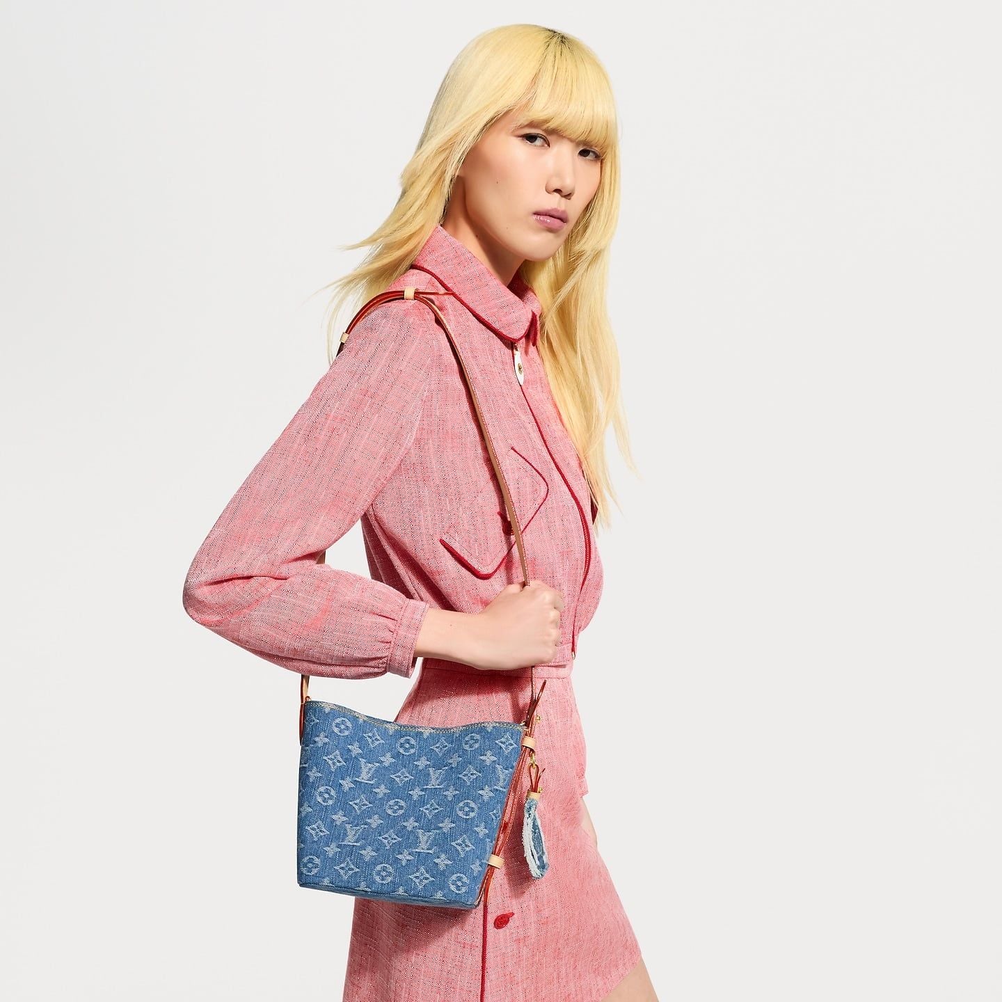  Túi Nữ Louis Vuitton All In BB Bag 'Bleu Denim' 