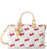 Túi Nữ Louis Vuitton LV x TM Speedy Soft Bandoulière 30 Bag 'Cherry' 