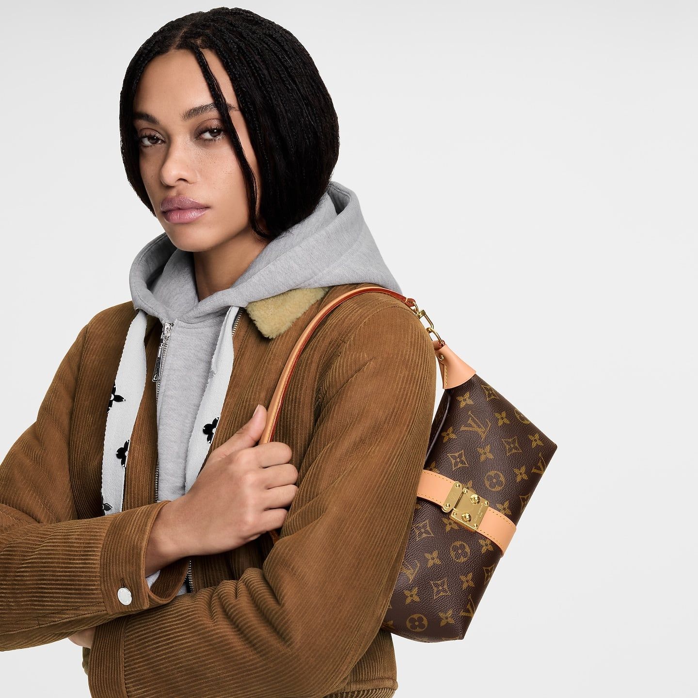  Túi Nữ Louis Vuitton Mia Pochette Pouch 'Brown' 