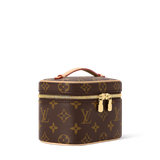  Túi Nữ Louis Vuitton Nice Nano Bijoux Jewellery Case 'Brown' 
