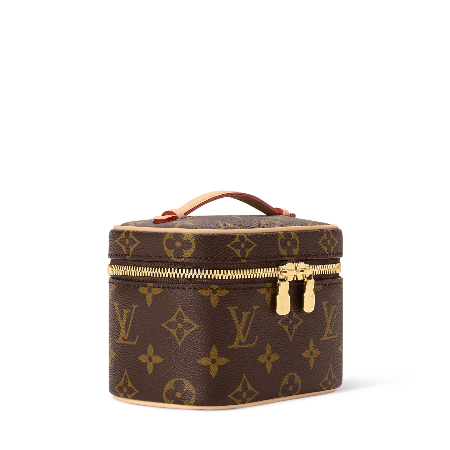  Túi Nữ Louis Vuitton Nice Nano Bijoux Jewellery Case 'Brown' 