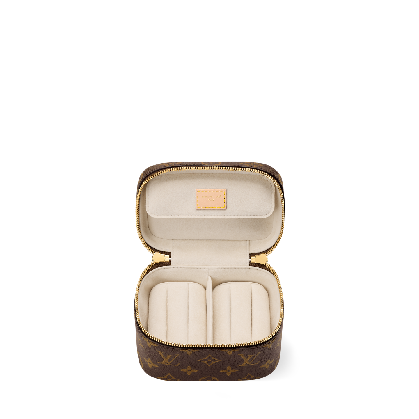  Túi Nữ Louis Vuitton Nice Nano Bijoux Jewellery Case 'Brown' 