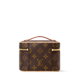  Túi Nữ Louis Vuitton Nice Nano Bijoux Jewellery Case 'Brown' 