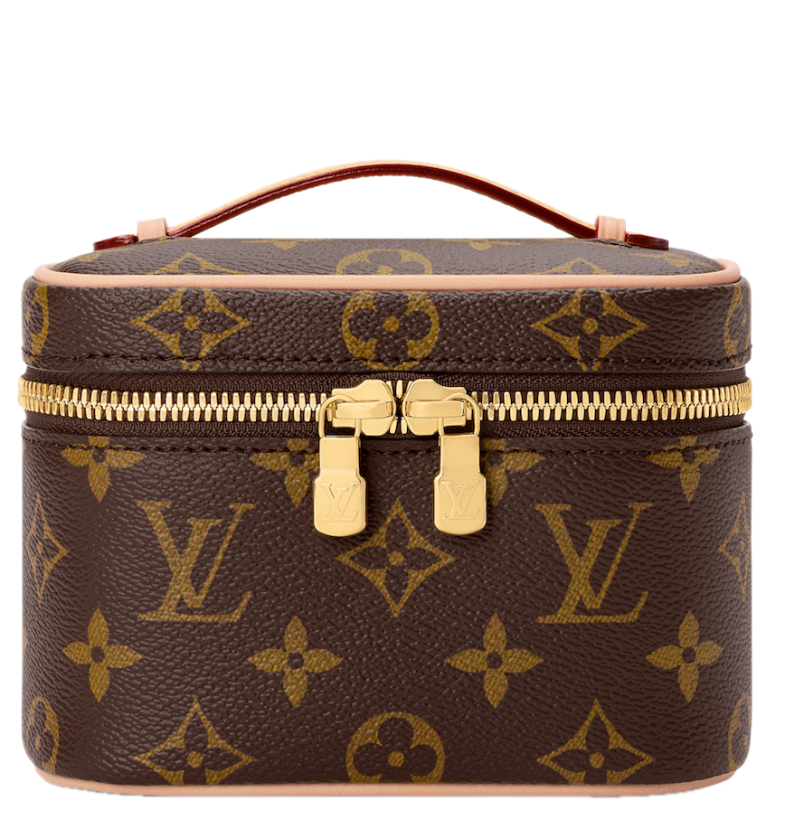  Túi Nữ Louis Vuitton Nice Nano Bijoux Jewellery Case 'Brown' 
