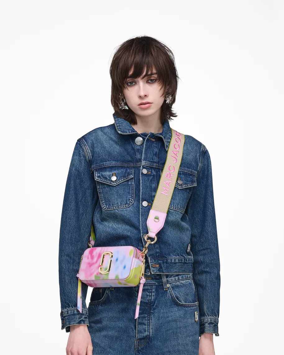  Túi Nữ Marc Jacobs Blurred Floral Snapshot 'Pink' 