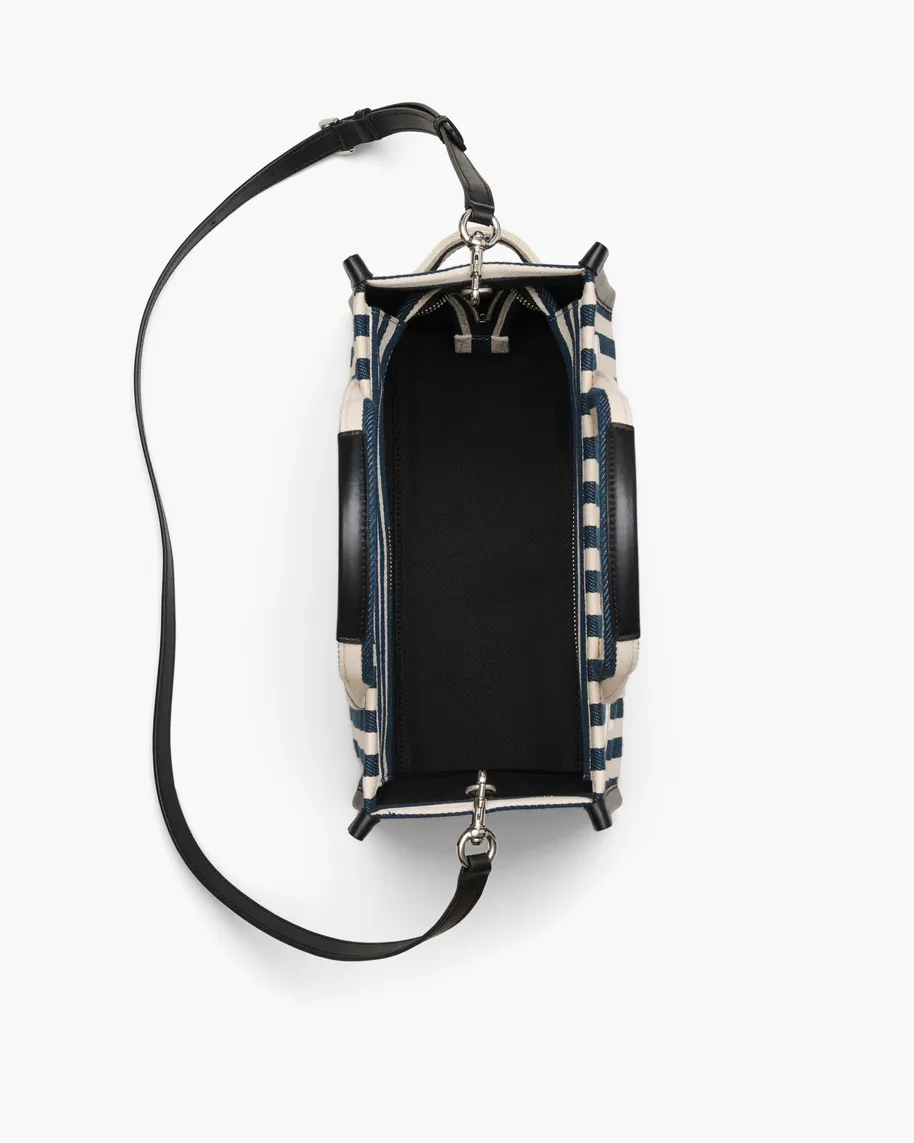  Túi Nữ Marc Jacobs Stripe Canvas Medium 'Dark Blue' 