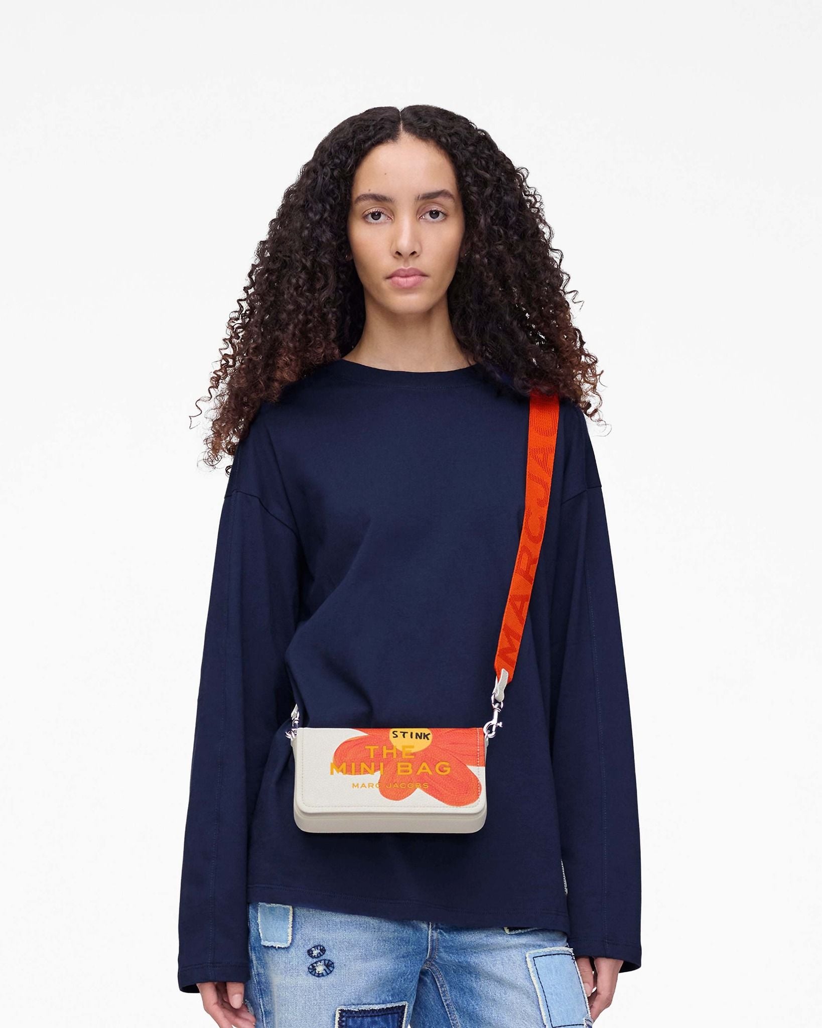  Túi Nữ Marc Jacobs x David Shrigley Mini Bag 'Orange' 