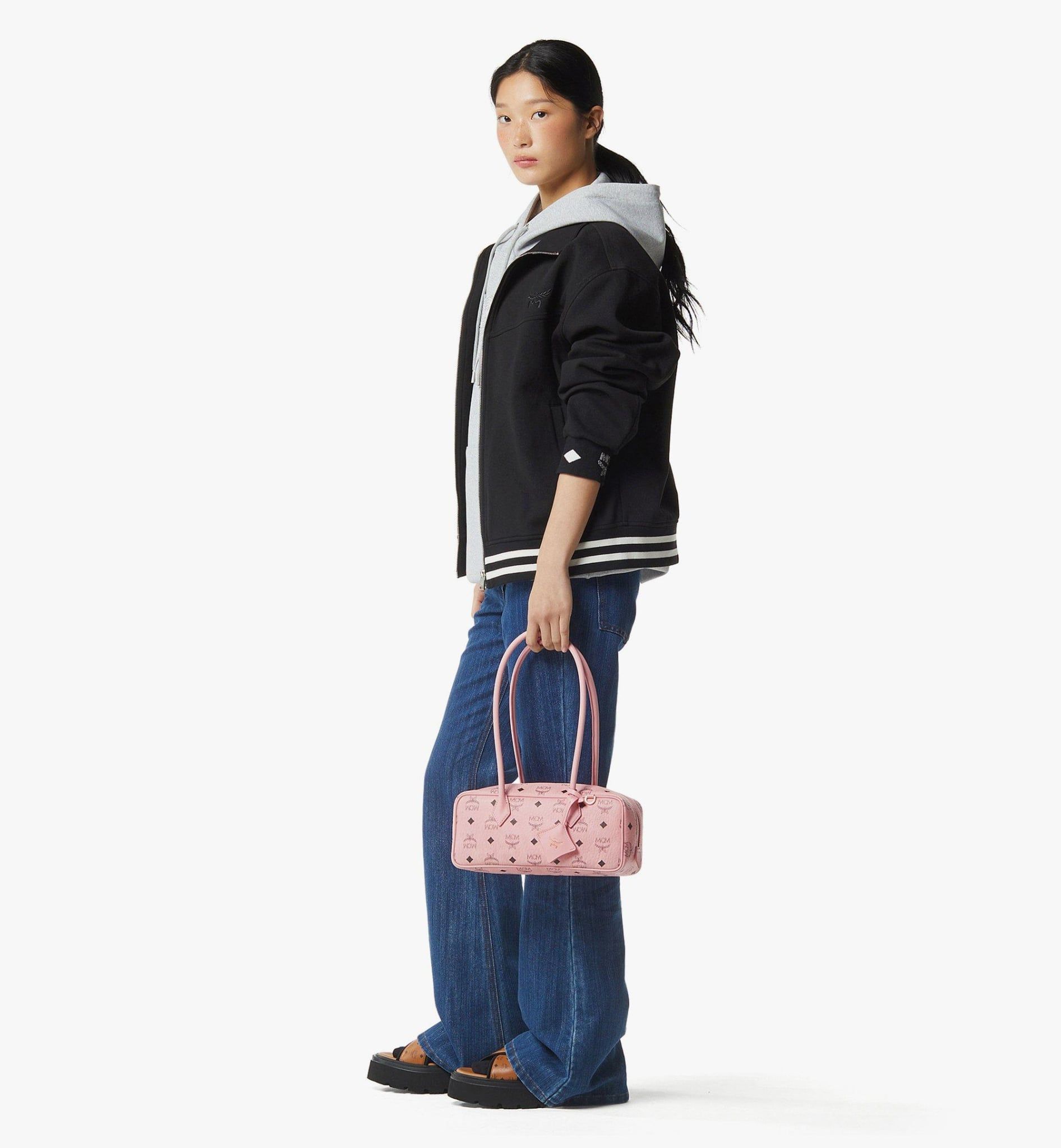  Túi Nữ MCM Aren East West Shoulder Bag 'Soft Pink' 