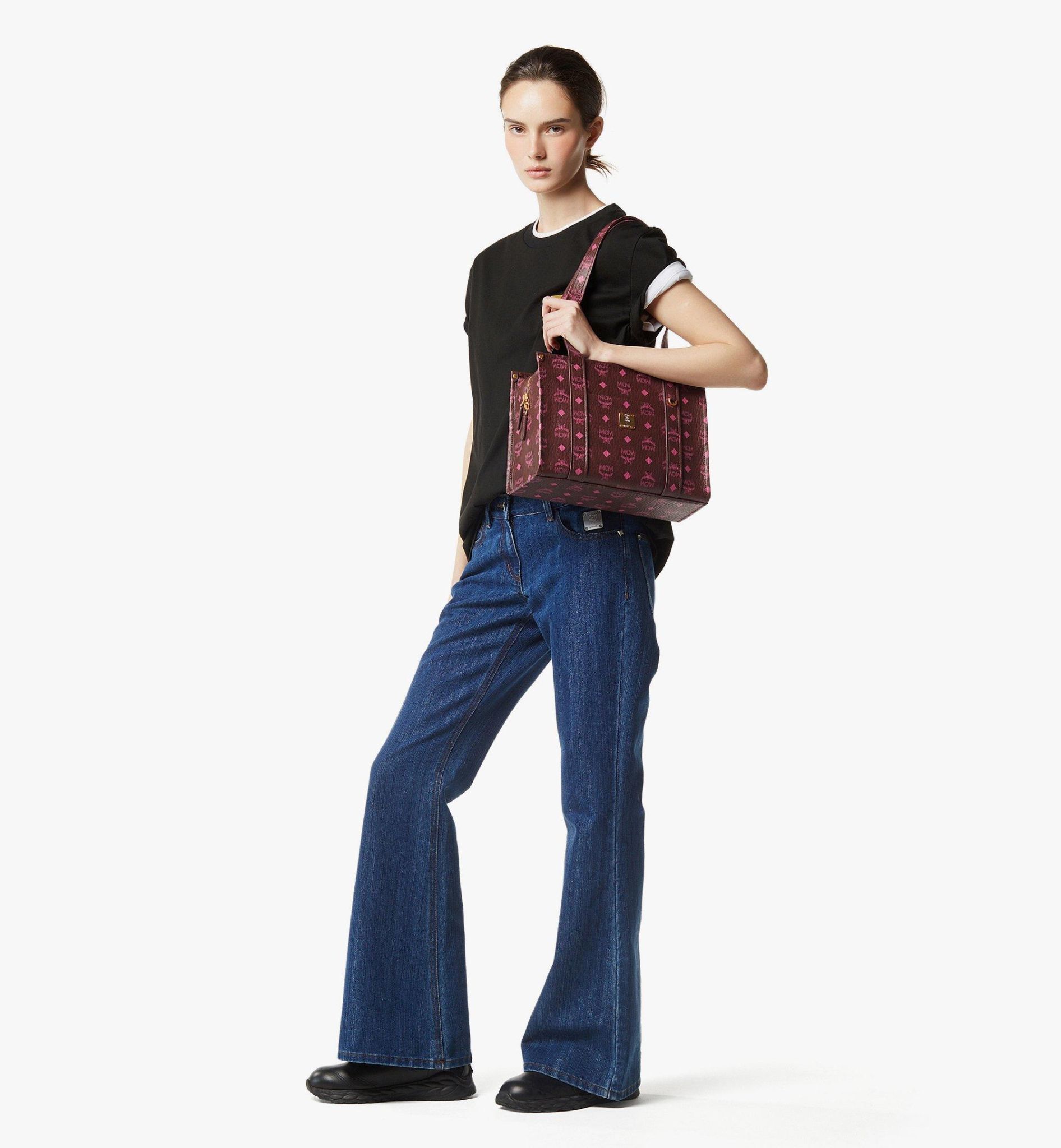  Túi Nữ MCM Aren School Bag Tote 'Cinnamon' 