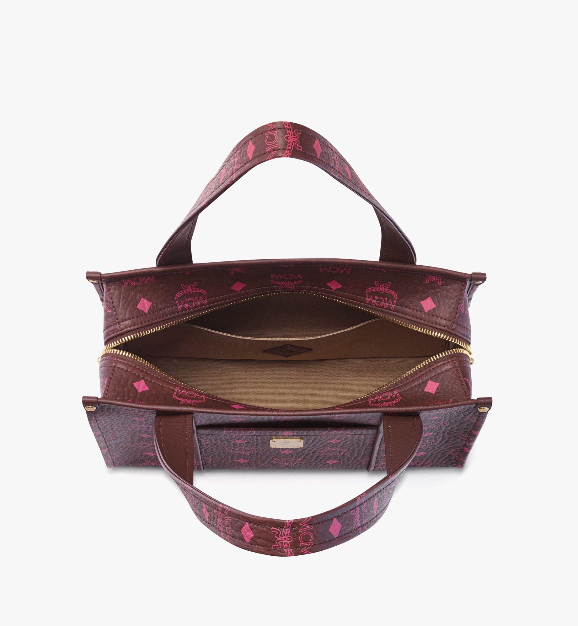  Túi Nữ MCM Aren School Bag Tote 'Cinnamon' 