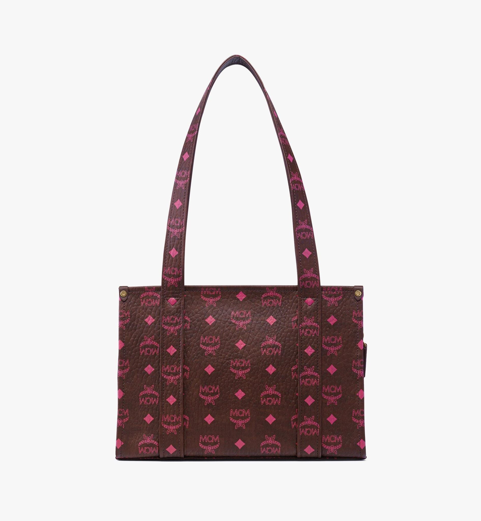  Túi Nữ MCM Aren School Bag Tote 'Cinnamon' 