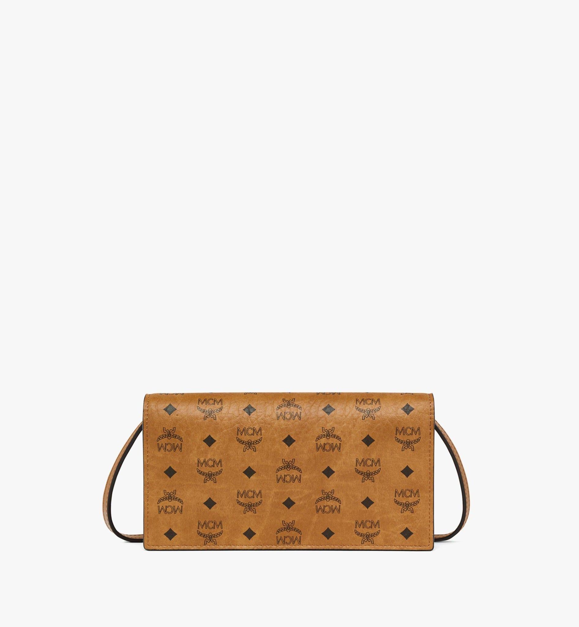  Túi Nữ MCM Pina Crossbody Wallet 'Cognac' 