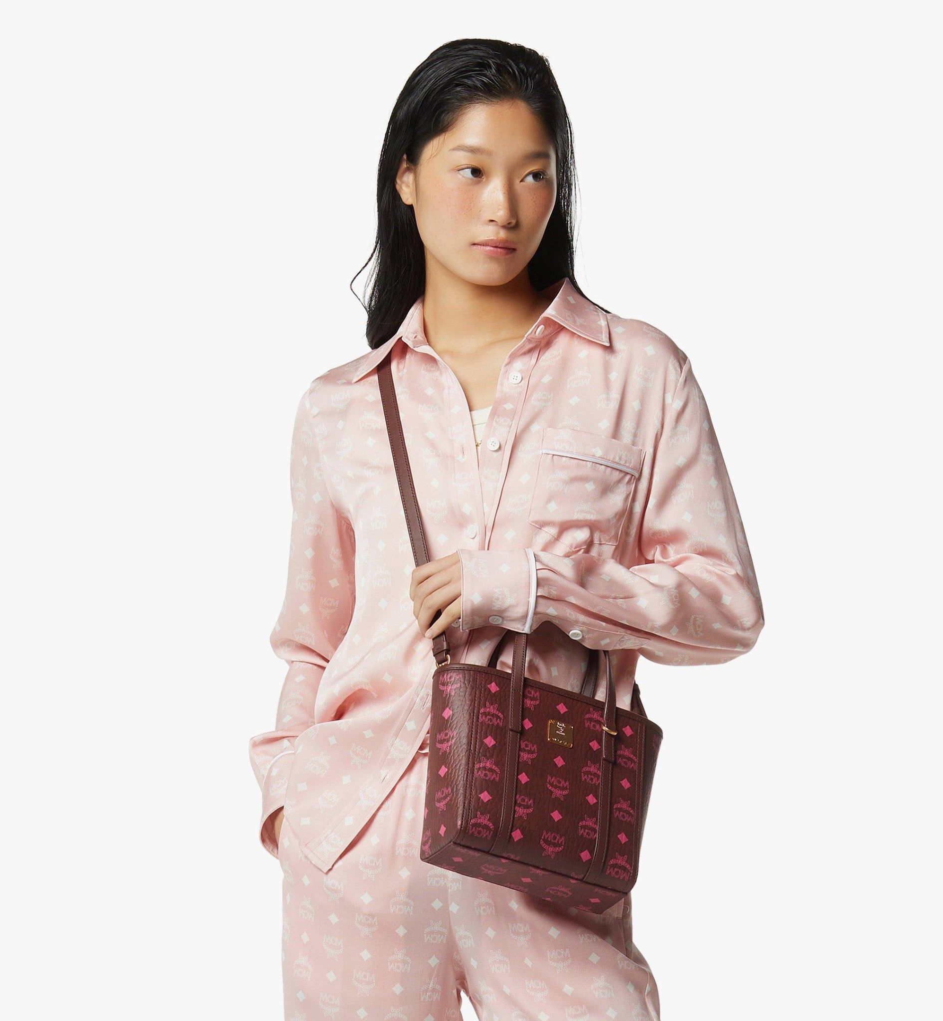  Túi Nữ MCM Toni Top-Zip Shopper 'Cinnamon' 