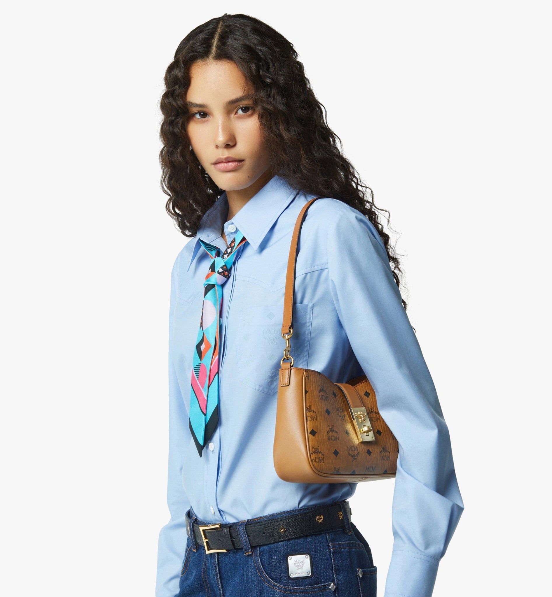  Túi Nữ MCM Tracy Shoulder Bag 'Cognac' 