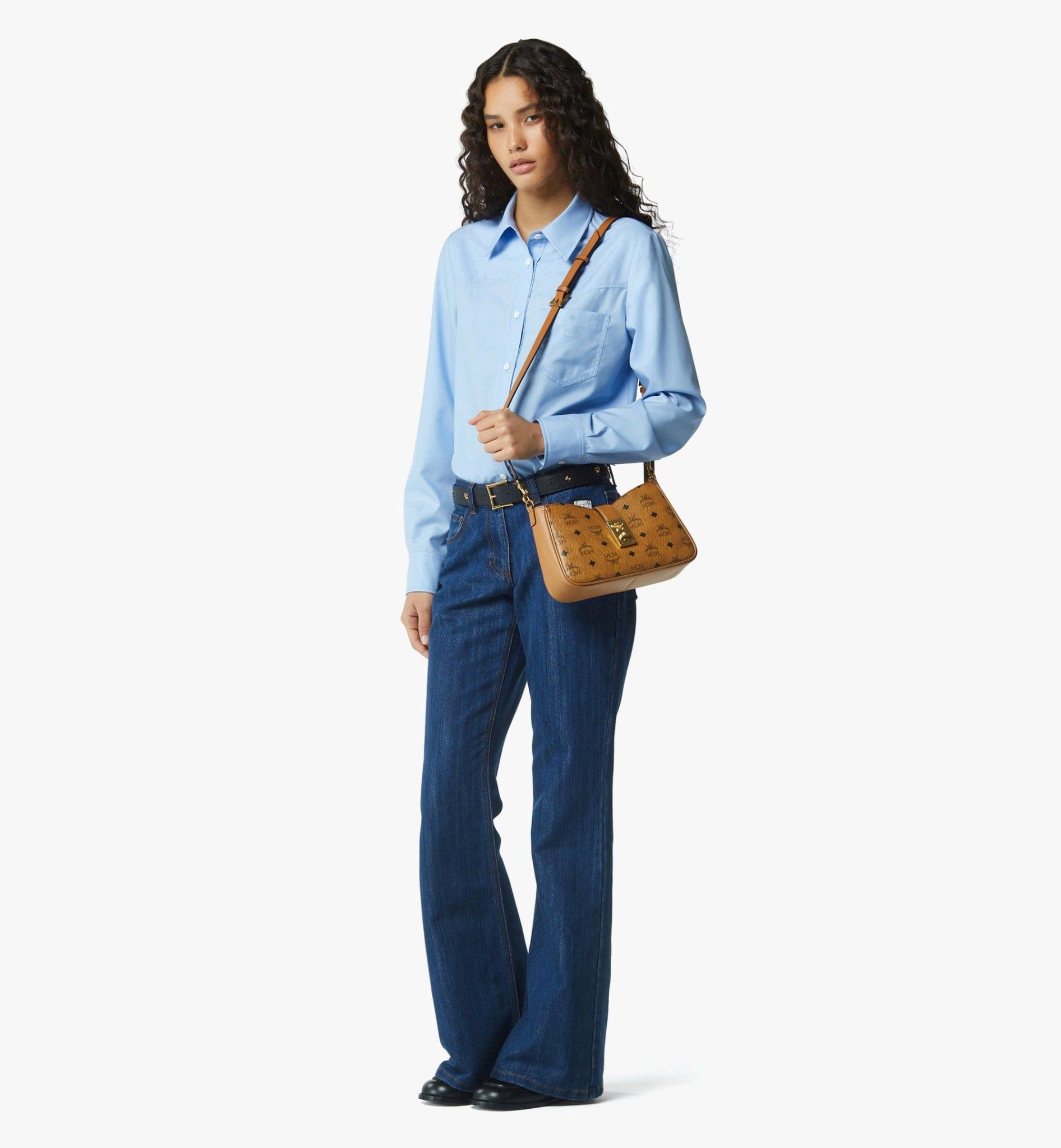  Túi Nữ MCM Tracy Shoulder Bag 'Cognac' 