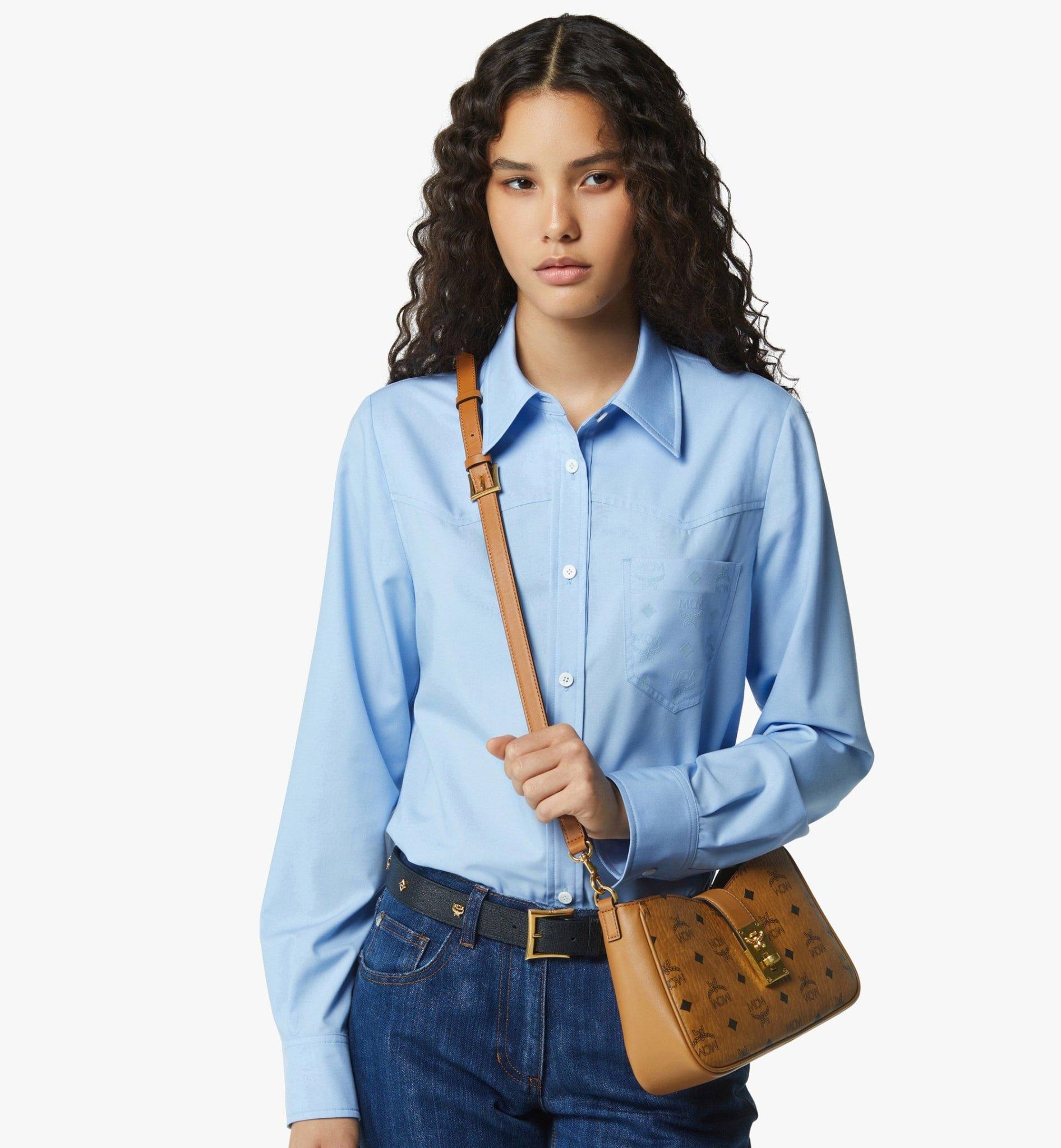  Túi Nữ MCM Tracy Shoulder Bag 'Cognac' 