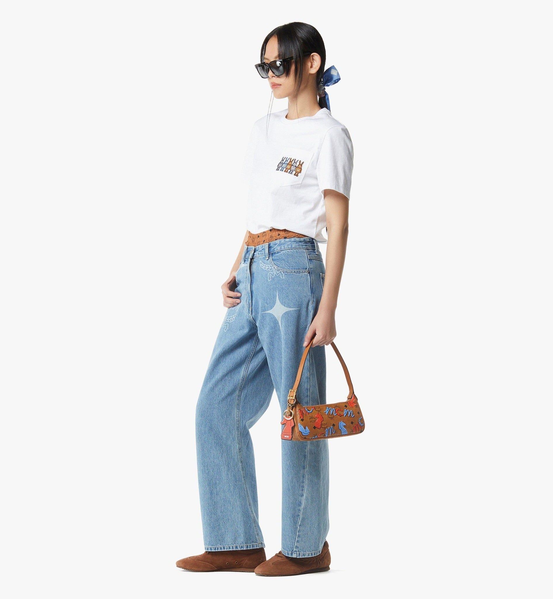  Túi Nữ MCM Year Of The Horse Aren Shoulder Bag 'Cognac' 