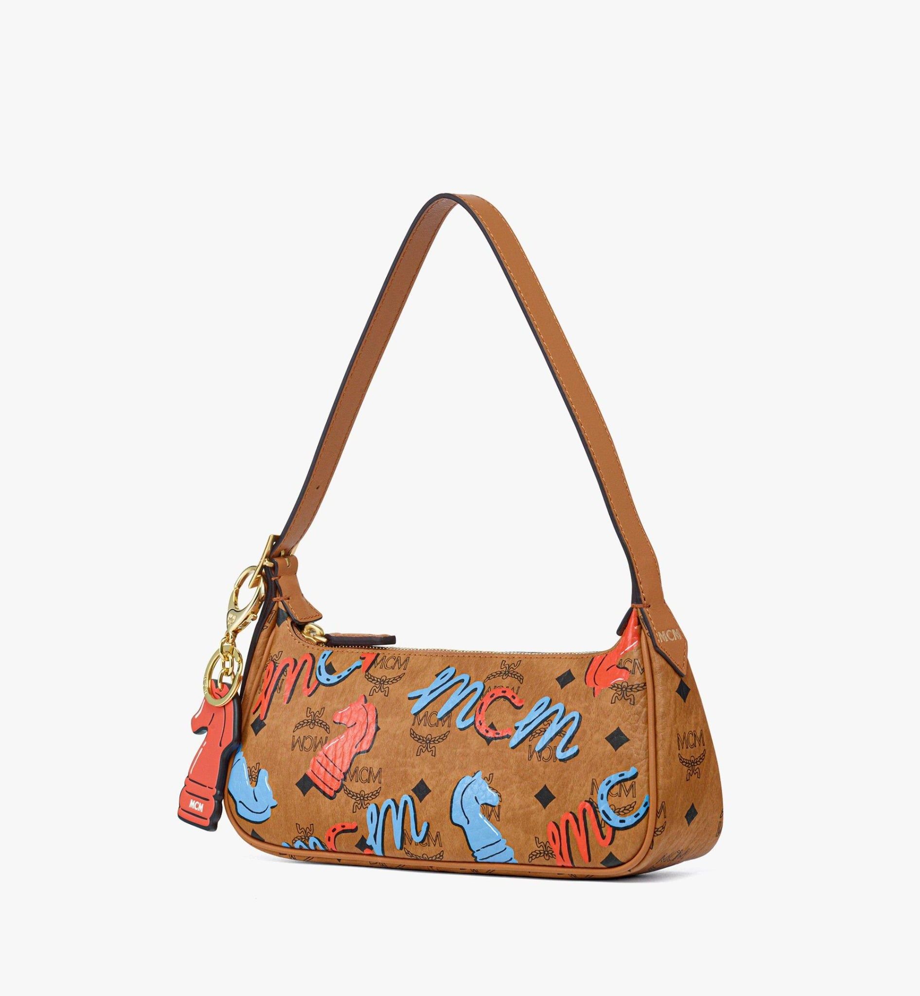  Túi Nữ MCM Year Of The Horse Aren Shoulder Bag 'Cognac' 