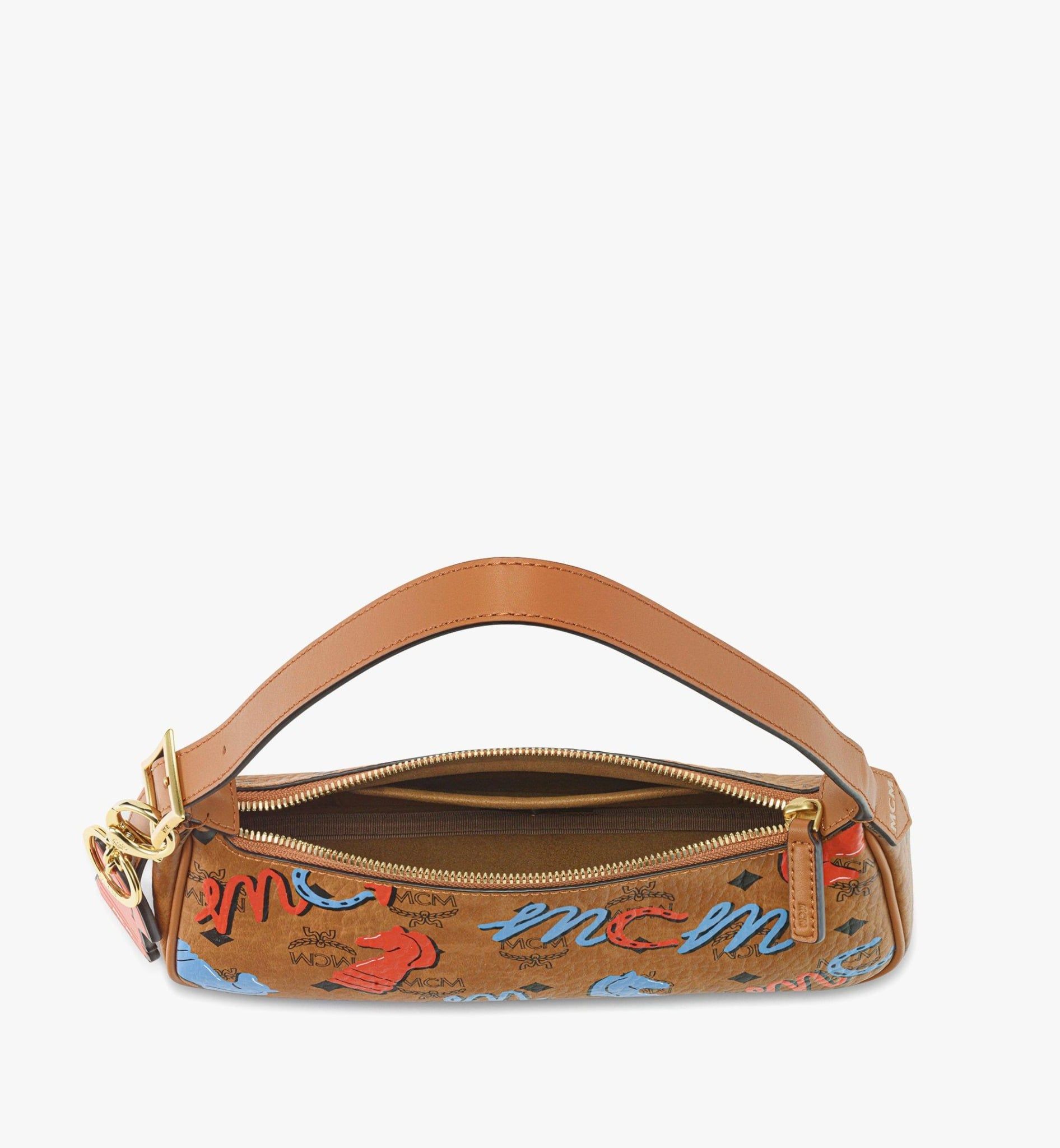  Túi Nữ MCM Year Of The Horse Aren Shoulder Bag 'Cognac' 