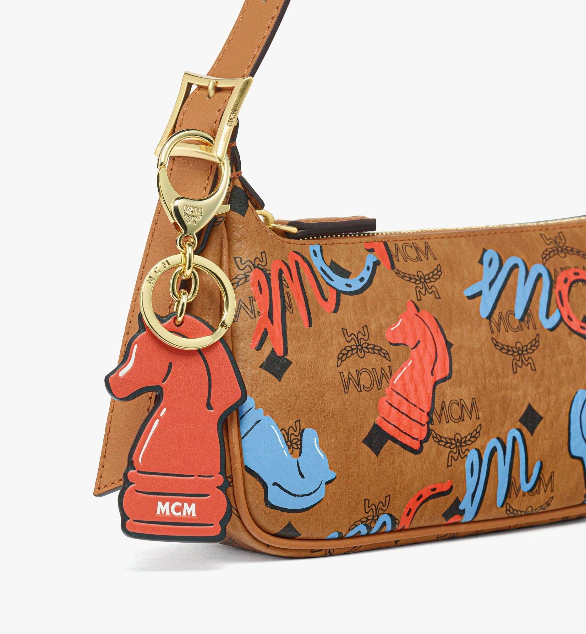  Túi Nữ MCM Year Of The Horse Aren Shoulder Bag 'Cognac' 