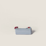  Túi Nữ Miu Miu Gabardine Pouch 'Astral Blue' 