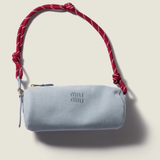  Túi Nữ Miu Miu Gabardine Pouch 'Astral Blue' 