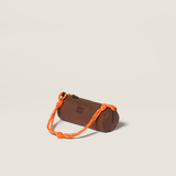  Túi Nữ Miu Miu Gabardine Pouch 'Cocoa Brown' 