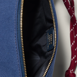  Túi Nữ Miu Miu Gabardine Pouch 'Indigo' 