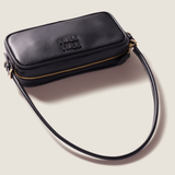  Túi Nữ Miu Miu Leather Pouch 'Black' 