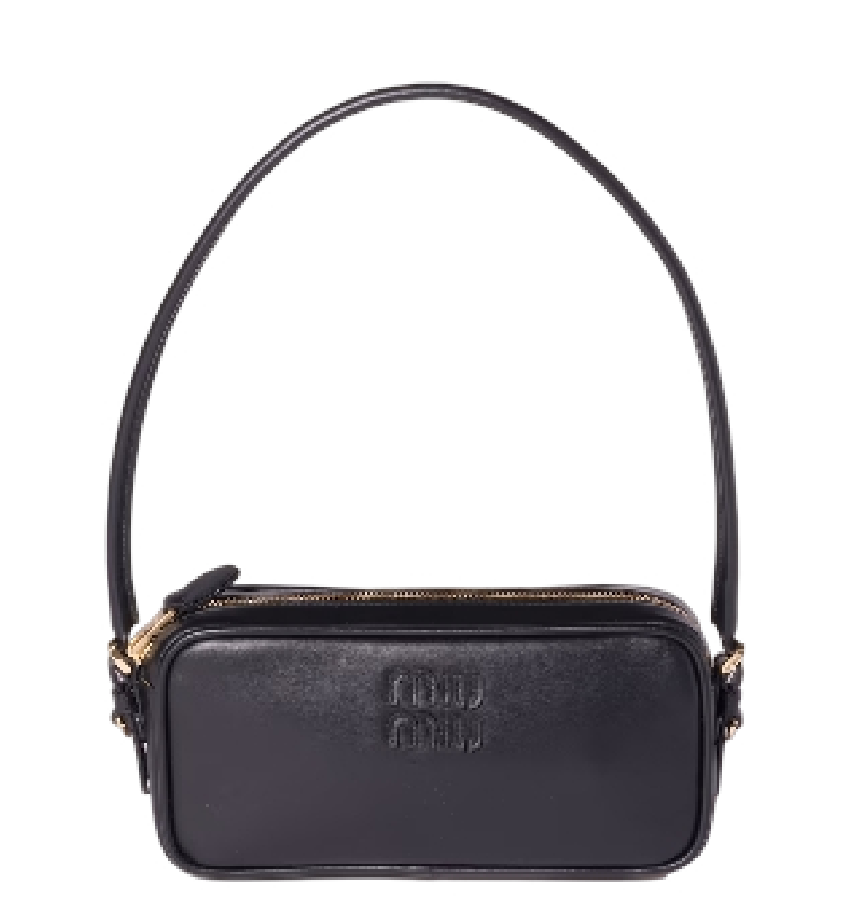 Túi Nữ Miu Miu Leather Pouch 'Black' 