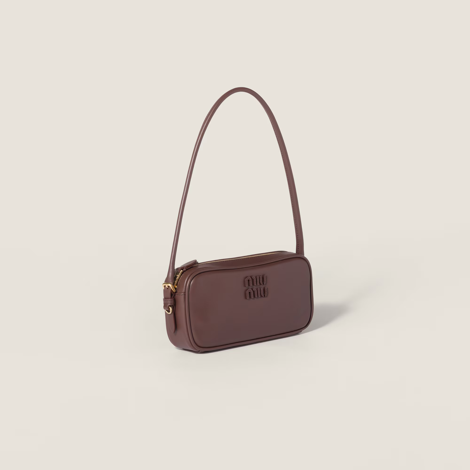  Túi Nữ Miu Miu Leather Pouch 'Briarwood' 