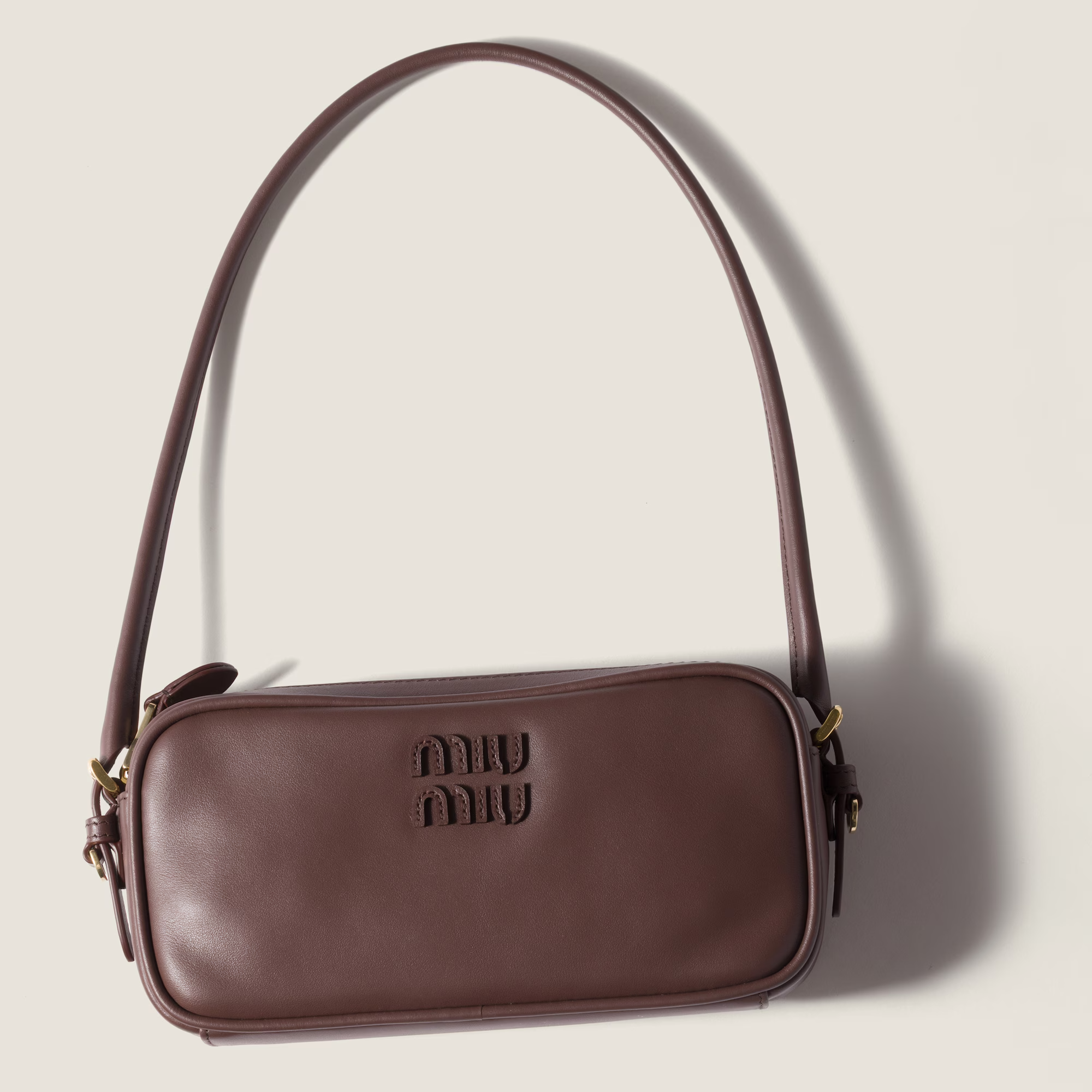  Túi Nữ Miu Miu Leather Pouch 'Briarwood' 
