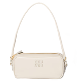  Túi Nữ Miu Miu Leather Pouch 'Chalk White' 
