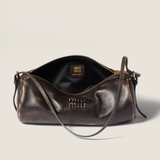  Túi Nữ Miu Miu Nappa Leather Pouch 'Coffee' 