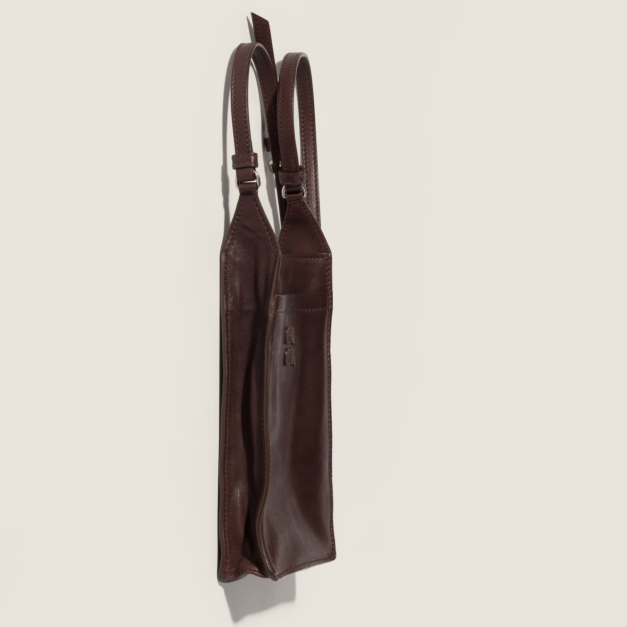  Túi Nữ Miu Miu Nappa Leather Pouch 'Sienna' 