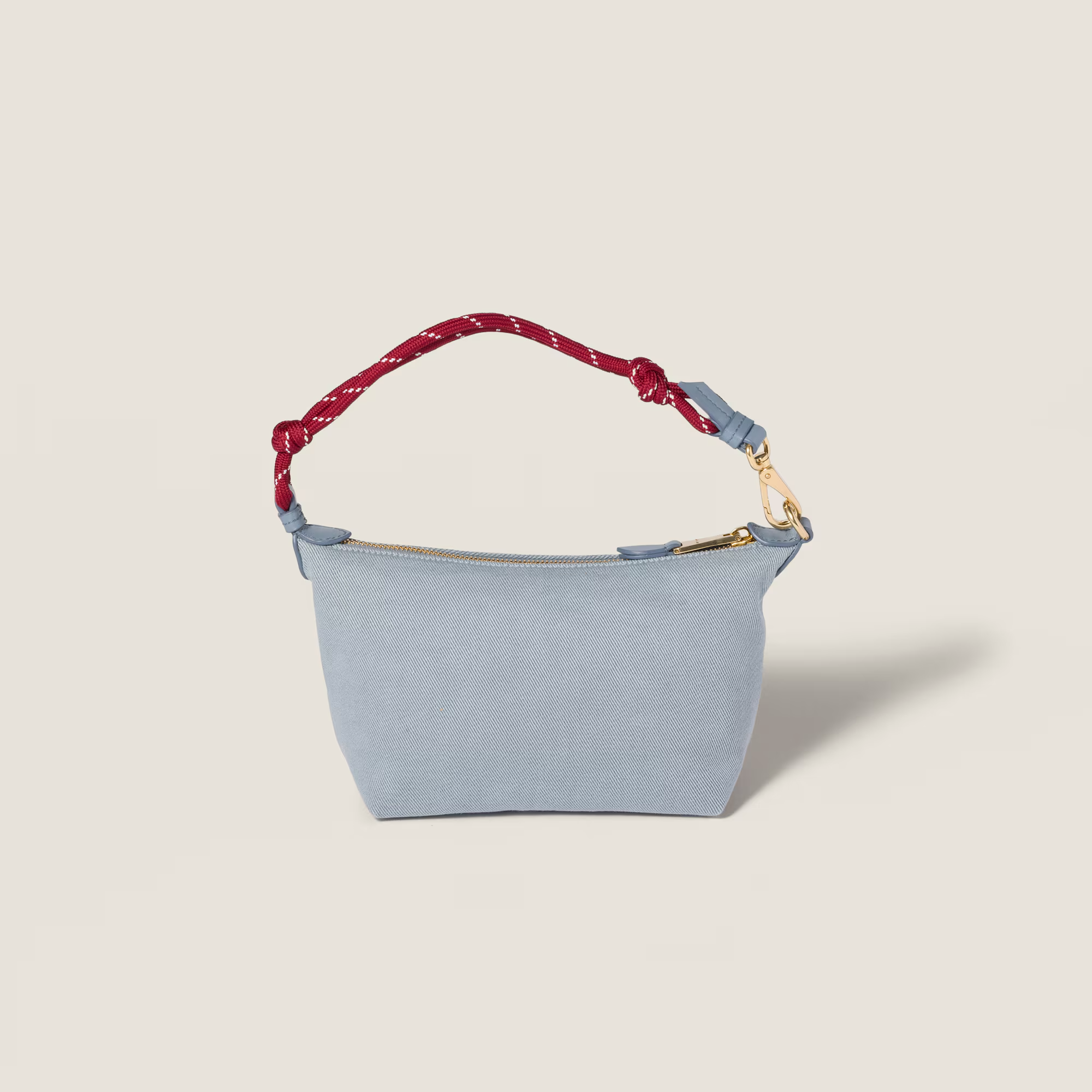  Túi Nữ Miu Miu Spirit Gabardine Pouch 'Amaranth' 