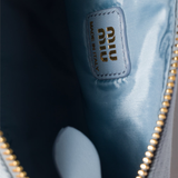  Túi Nữ Miu Miu Spirit Gabardine Pouch 'Amaranth' 