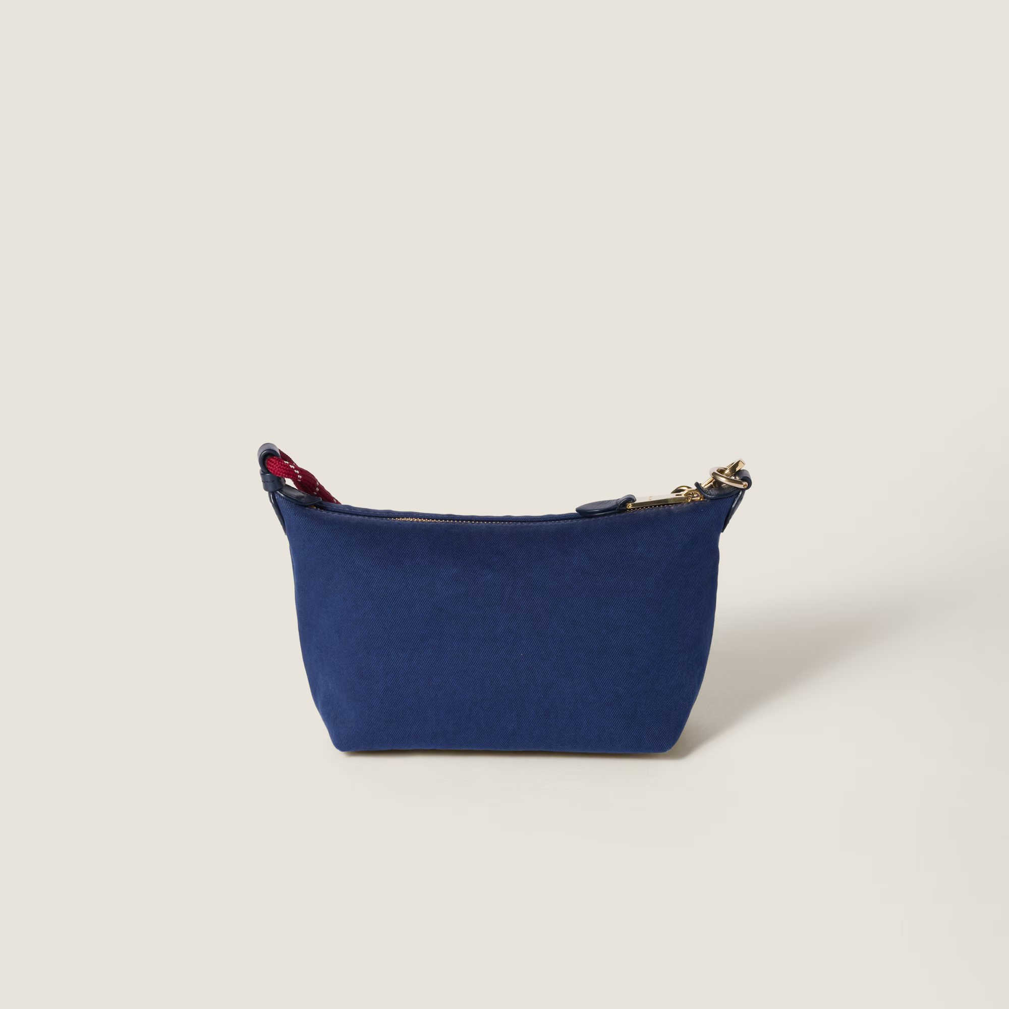  Túi Nữ Miu Miu Spirit Gabardine Pouch 'Indigo' 