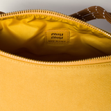  Túi Nữ Miu Miu Spirit Gabardine Pouch 'Topaz' 