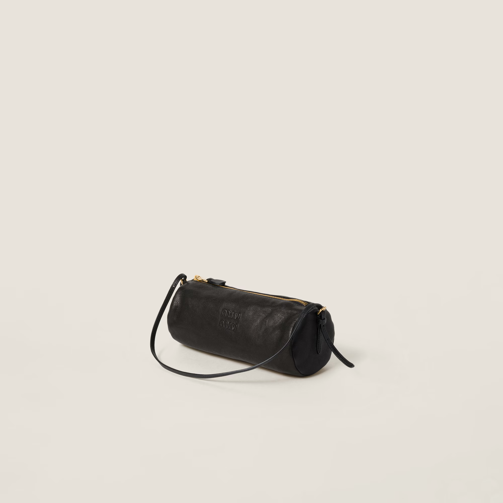  Túi Nữ Miu Miu Spirit Nappa Leather Pouch 'Black' 