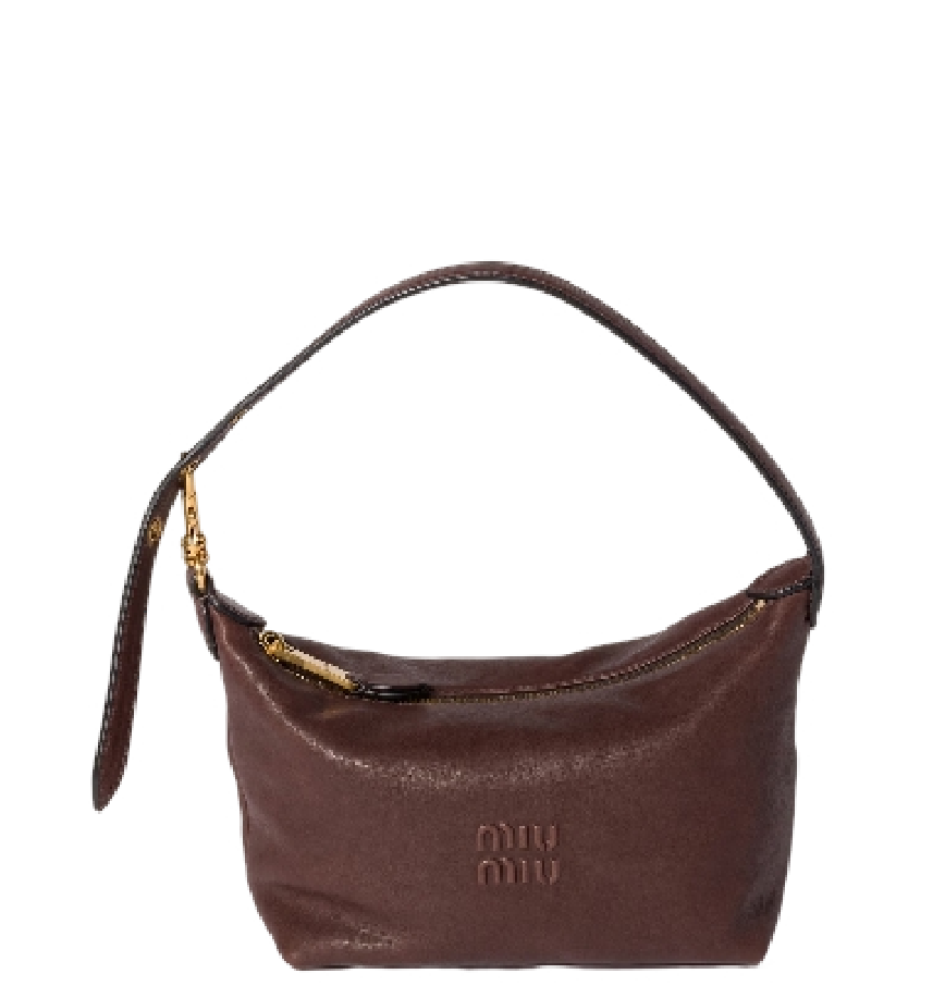  Túi Nữ Miu Miu Spirit Nappa Pouch 'Briarwood' 