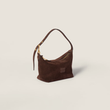  Túi Nữ Miu Miu Spirit Suede Pouch 'Dark Brown' 